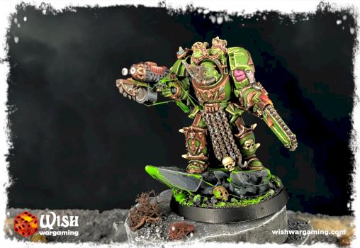 Death Guard Chaos Lord by Wish Wargaming