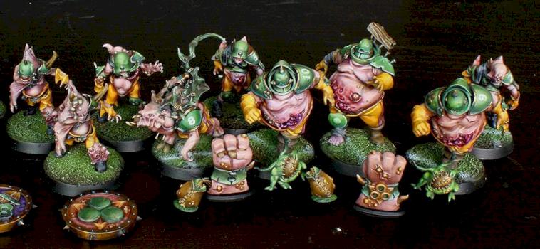 Blood Bowl Nurgle Rotters by sora030