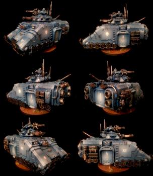 Custom Chapter Primaris Repulsor Tank by vermin`