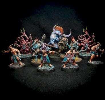 Tzeentch 50 points Skirmish warband by mariobrzezin