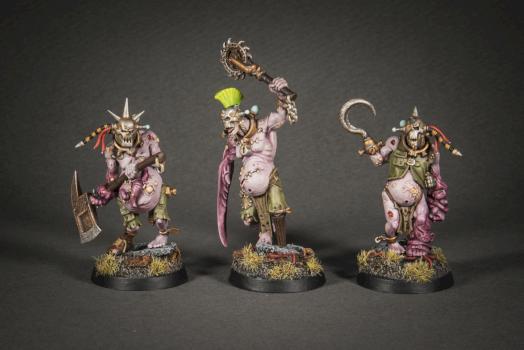 Rogue Trader Gellerpox Infected Vox-Shamblers by Green_Brush