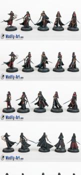 Daughters of the Orphanage All Stars Troops by MadFlyArtStudio