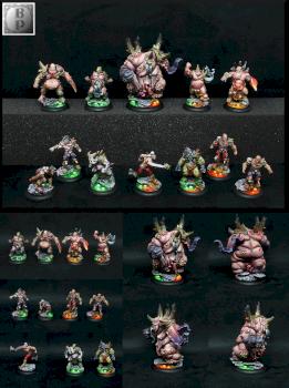 Bloodbowl Nurgles team by romu