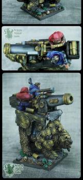 Dwarf Warbear with Cannon by wind_sower