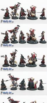 Daughters of the Orphanage All Stars Command Group by MadFlyArtStudio