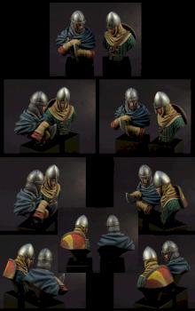 Hastings, 1066 (Saxon and Norman Warriors) by b00gie