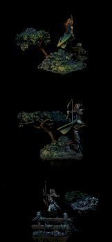 Female Ranger - Miniature Monthly competion entry by Elektroschnitzel