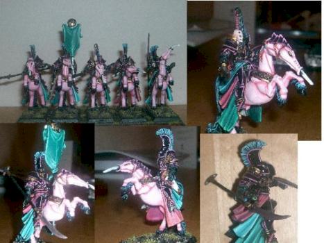 Chosen Knights of Slaanesh by cerebralerebus
