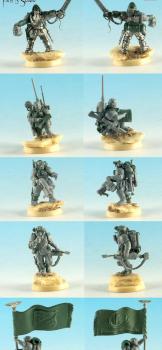 Cadian "Easy" company command squad conversion by Fenris Studio