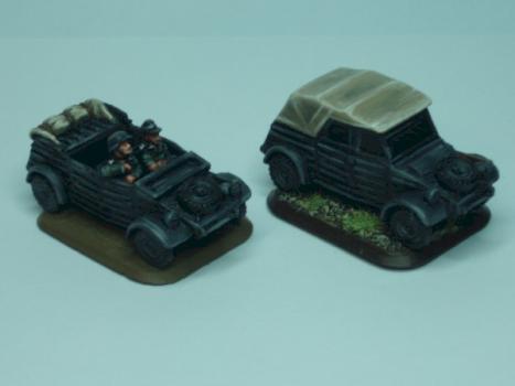 Flames of War -German Kubelwagens- by Blom