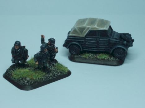 Flames of War -Kubelwagen & HQ- (15mm) by Blom