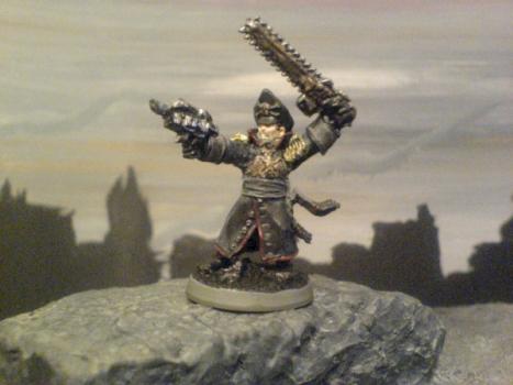 converted commissioner with double bladed chain sword by darfgarf