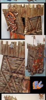two battle towers orque by grosbob2