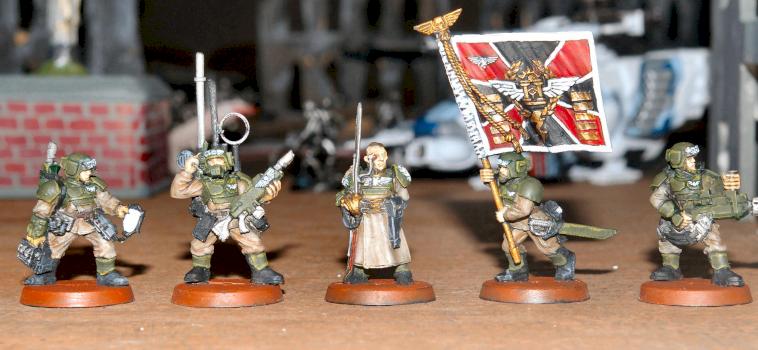 Imperial Guard Command Squad by Rush5