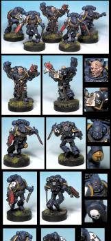 Ultramarines Tactical Combat Squad by winterdyne