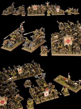 Warhammer Orc and Goblin Army by JamesTTravers