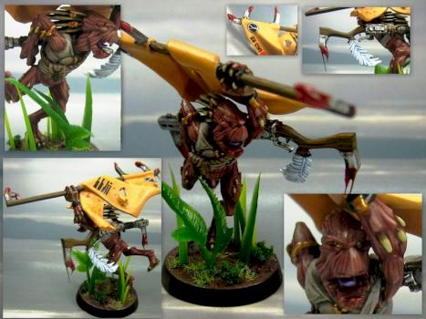 Kroot Standard Bearer by Sirath