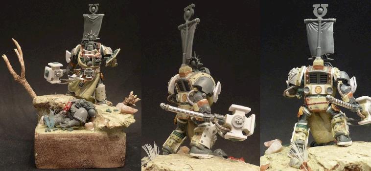 Ultramarine terminator chaplain wip 1 by julienultra