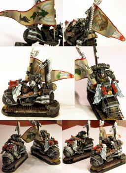Ravenwing standard bearer by Zubr