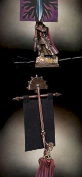 High/ Dark Elf Standard Bearer by Szczurak