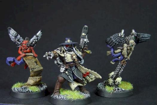 INquisitor Lord and Familiars by stormcrowstudios
