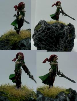 Battle Babe painted by my Girlfriend by DaTroll