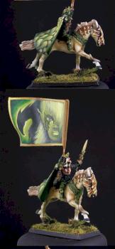 WARHAMMER Wood Elf Lord with Standard by rene