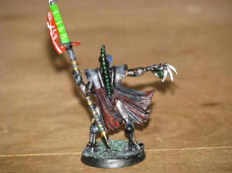 Necron Lord + Resurrection Orb (Back View) by bazaaro21