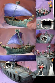 Dark Elf Black Ark by torrentialwaters