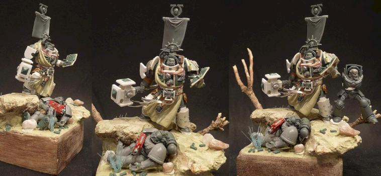 Ultramarine terminator chaplain wip 2 by julienultra