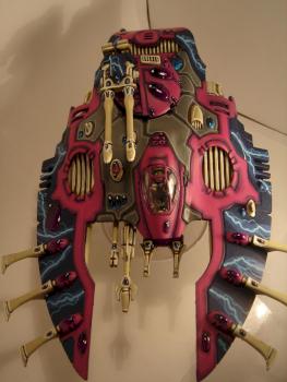 Eldar Wave Serpent by scharling