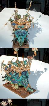Lizardmen Stegadon with Giant Crossbow by TyphoidGarry