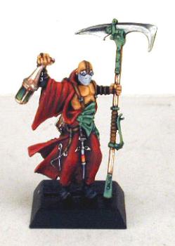 Confrontation Alchemist of Dirz Adventurer Salias Yesod by sorcererstudios