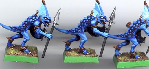 New Lizardmen Skinks by kc11