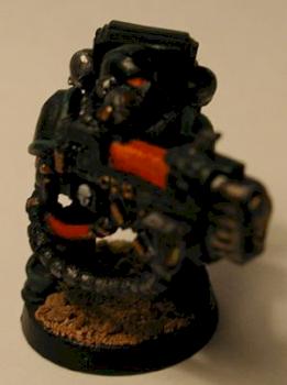 Dark Angels Plasma Cannon Marine by Eronarn