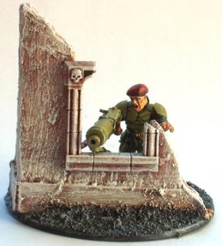 droptrooper with Vickers HMG front by Darghan