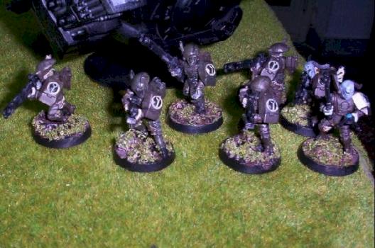 Tau Fire warrior squad by wiseman