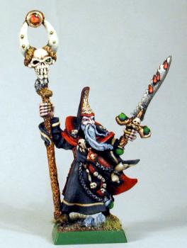 Warhammer Vampire Count Necromancer by sorcererstudios