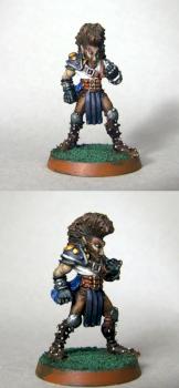 Vintage Elf Blood Bowl Lineman by falinmor2005