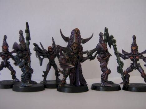 Dark Eldar Archon whit Retinue by Thorh666