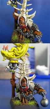 Night Goblin Battle Standard Bearer by Monoceros