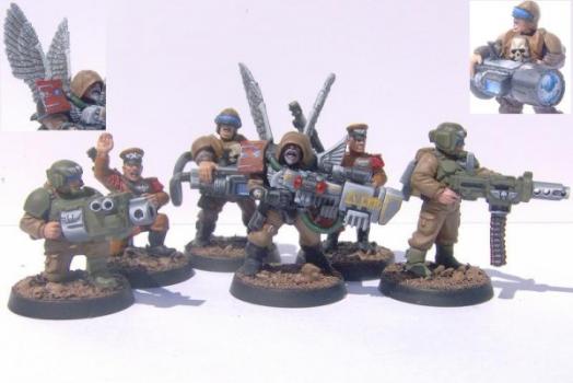 Daemon Hunter Inquisitor and Retinue by The Angel of Death
