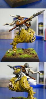 Night Goblin Boss on Great Squig by Monoceros