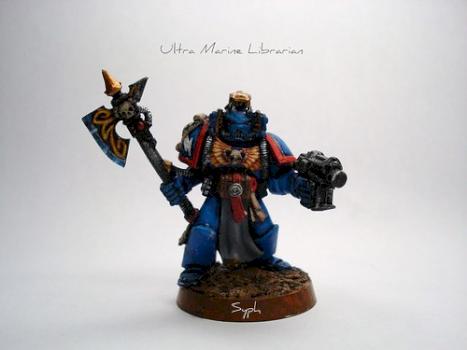 Space Marine librarian by Syph