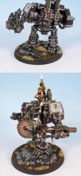 Chaos Dreadnought Close-Combat arm detail by Countersunk81