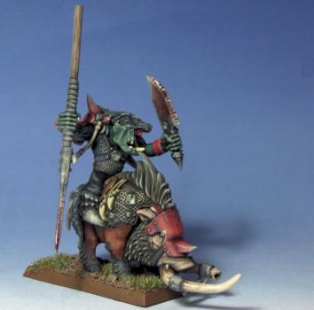 mounted orc warboss by calamitykane