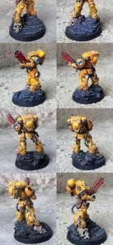 Heavy Intercessor Imperial Fist Primaris by CerberusXt
