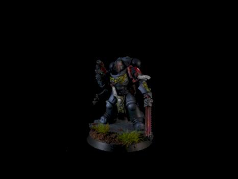 Black Templars Sword Brother in Gravis Armour by George1