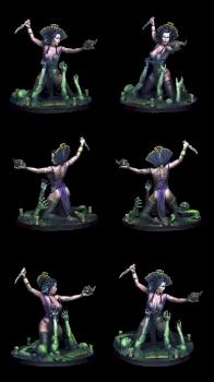 ALARA, THE SORCERESS by Zik