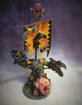 Ork Bad Moon Warboss by Balage L.